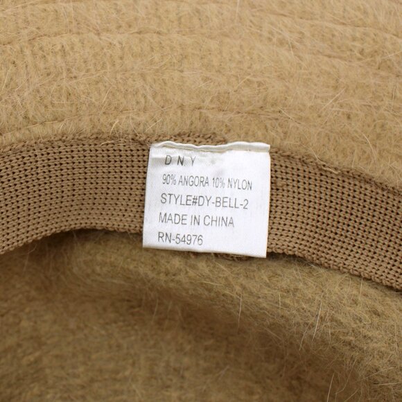 DNY DY-Bell-2 Angora Blend Tan Bell Bucket Hat - Picture 2 of 6